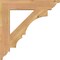 Ekena Millwork Balboa Traditional Smooth Bracket, Western Red Cedar, 3 1/2"W x 22"D x 22"H BKT04X22X22BOA01SWR - alternate 4